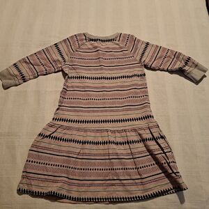 Crazy 8 girls size Large or 10/12 gray french terry tunic with pockets